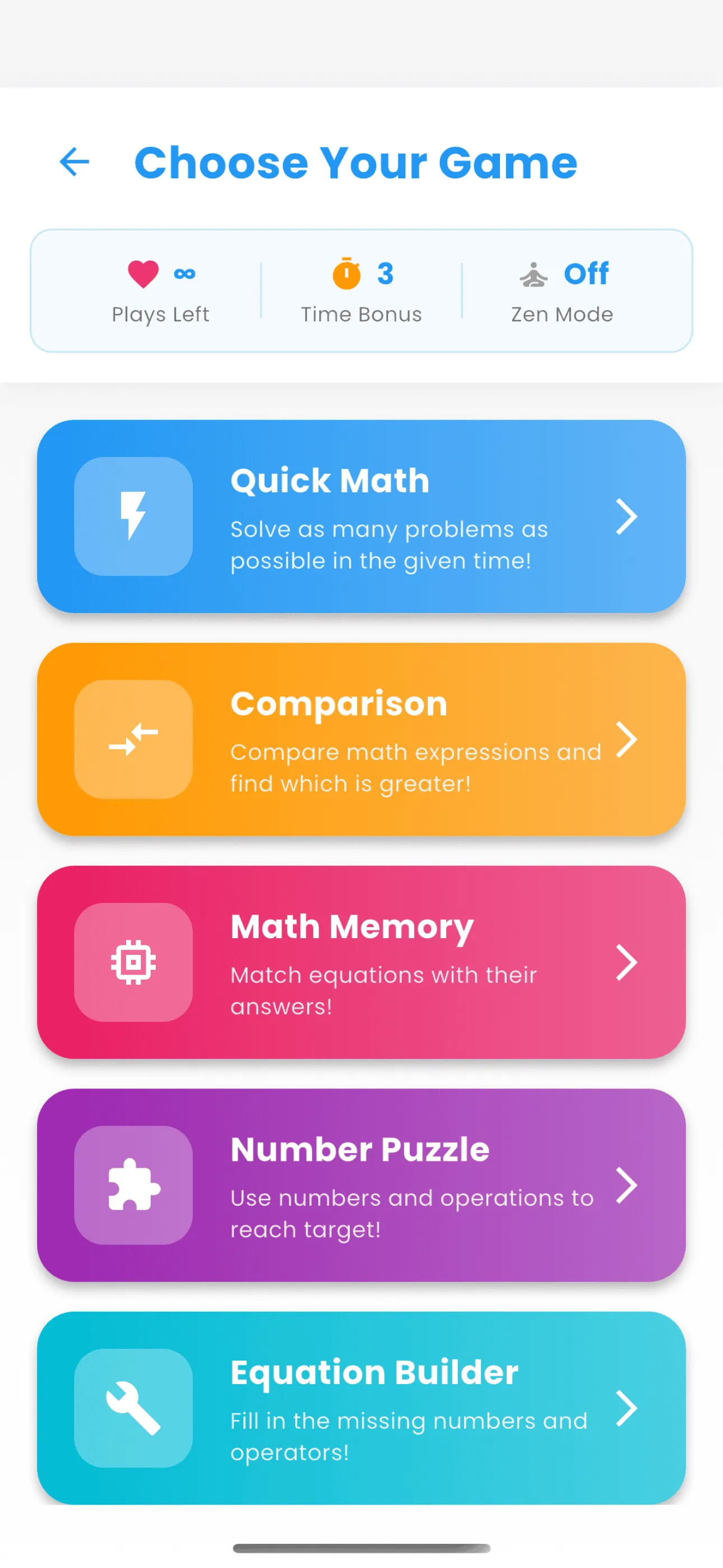 Défi de Calcul Mental screenshot 1